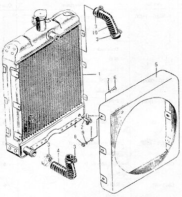Εναλλακτικό μέρος κινητήρα ντίζελ - Ραδιενεργός - 495AG-19100