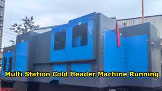 Επίδειξη λειτουργίας Multi Station Cold Header Machine